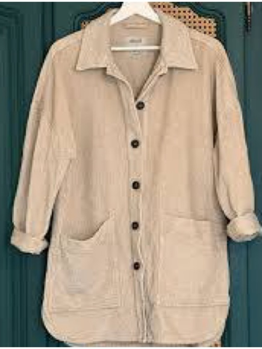 Denim Co. Cord Shacket
